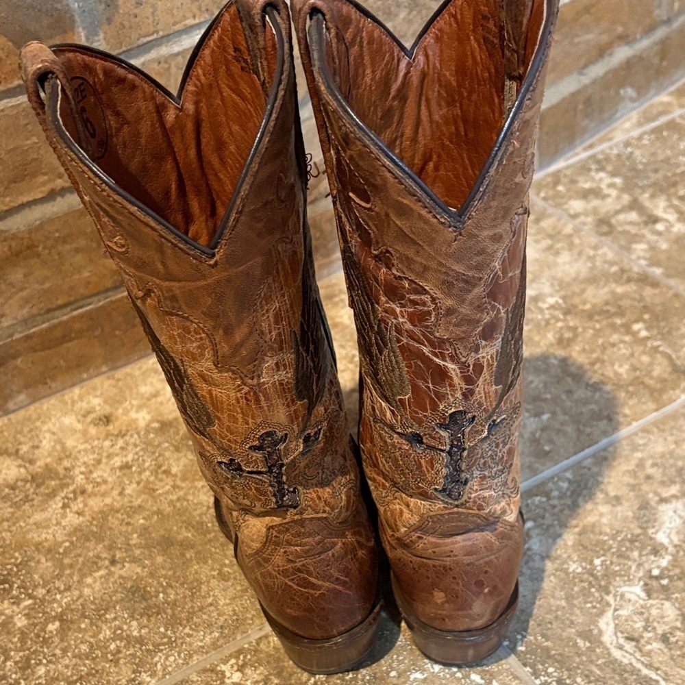 Very Volatile Brown Western Boots - Picture 8 of 16